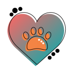 Paw in Heart